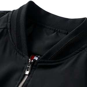 Chaqueta Bomber Deportiva de Invierno para Hombre, Precio al por Mayor, Logotipo Personalizado Bordado en la Parte Delantera, Talla Grande, Nueva Llegada - Product Image 4