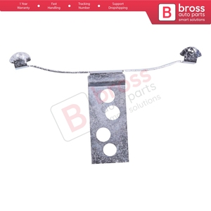 รางเลื่อนม่านบังแดดซันรูฟ BSR6 ด้านขวา พร้อมคลิปโลหะและสปริง สำหรับรถยนต์ซีรีย์ 3 รุ่น E46 ปี 1997-2006 รหัสอะไหล่ 54138246025 - Product Image 3