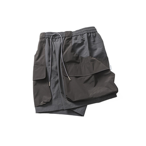 เสื้อยืดฮิปฮอปแบบหลายกระเป๋าสำหรับผู้ชายเสื้อผ้าแนวสตรีทแบบลำลองระบายอากาศได้ดีสินค้ามาใหม่ฤดูร้อน - Product Image 3