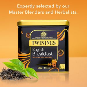 Té clásico en hojas sueltas English Breakfast de Twinings, lata de 17.64 onzas (500g). - Product Image 5