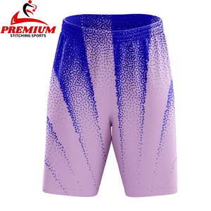 กางเกงขาสั้นผ้าโพลีเอสเตอร์ผ้าสแปนเด็กซ์ของผู้ชายสำหรับออกกำลังกายกางเกงออกกำลังกายขาสั้นผ้าตาข่ายระบายอากาศได้ดีผลิตตามสั่งแบบใหม่ - Product Image 6