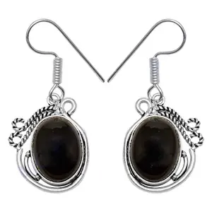 ต่างหูเงินแท้ 925 ประดับพลอยออนิกซ์สีดำ เพชร และทับทิม ชุบทอง 18K สไตล์โรสโกลด์ สำหรับผู้หญิง ใส่ได้ทุกวัน - Product Image 2