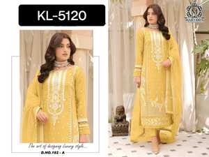 Velours Soie Lourd Doré Brodé Cheville Longueur Kaftan Style Salwar Kameez Costumes Rouge Vert Plein Bas Prix Indien Pakistanais - Product Image 6