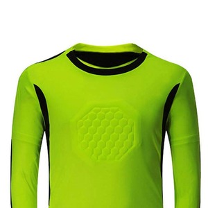 Maillot de gardien de but d'entraînement OEM personnalisé à manches longues ensemble d'uniformes de football léger pour hommes fabriqué à partir de matériau spécial - Product Image 4