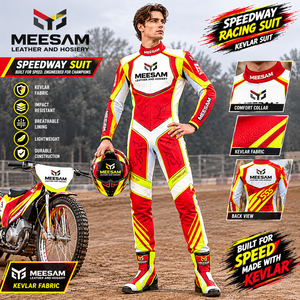 Trajes de Motociclismo de Kevlar Azul y Amarillo para Hombre, Trajes de Motociclismo de Una Pieza, Trajes de Kevlar para Sidecar - Product Image 6
