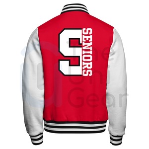 Nueva chaqueta Varsity personalizada para hombre, chaquetas Varsity de béisbol universitario de alta calidad, chaquetas Varsity lisas Letterman con logotipo personalizado - Product Image 5