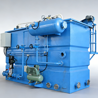 Máquina de Flotación por Aire Disuelto (DAF) de Alta Eficiencia, Separador de Agua y Aceite, Eliminación de FOG y SS en Aguas Residuales Industriales, con PLC y Rodamientos