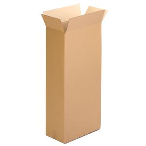 Organisateur de vêtements rectangulaire Alta 50x15x100 cm en carton ondulé, boîte de rangement élégante - Product Image 1