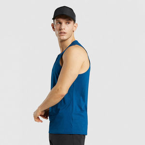 Débardeurs pour hommes séchage rapide et respirant pas cher prix logo personnalisé entraînement sport sans manches été débardeurs unisexe grande taille - Product Image 3