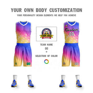 Uniforme de basket-ball à quantité minimale de commande basse nouveau design bsci, polyester, vêtements de sport, vêtements de sport, uniforme de basket-ball respirant - Product Image 5