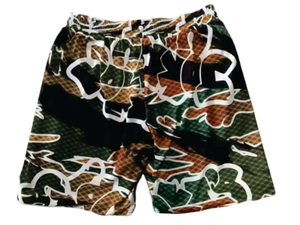 Pantalones cortos de fitness personalizados de alta calidad para hombre, diseño 3D, estampado por sublimación, tela de malla de poliéster y algodón, 220 bolsillos con patrón GSM - Product Image 5