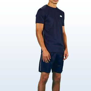 Chándal de verano de diseño personalizado, precio personalizado, logotipo barato, conjunto corto para hombre, chándales de verano para hombre en poliéster - Product Image 4