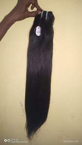 Prix de gros un donneur Bundles de cheveux indiens non transformés 100% perte et emmêlement sans cuticule alignée Extensions de cheveux humains. - Product Image 6