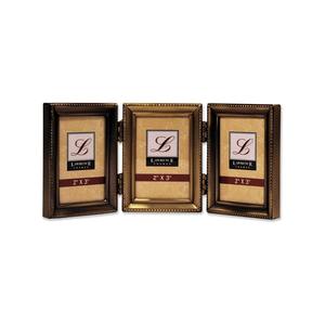 Cadre photo carré minimaliste en métal avec finition argentée brillante pour offrir ou afficher des images de bureau - Product Image 1