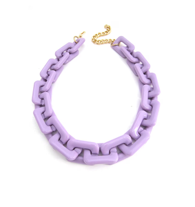 Pièce de cou en chaîne à prix réglable pour femmes Collier à maillons en résine Articles décoratifs pour la maison de qualité admirable - Product Image 2