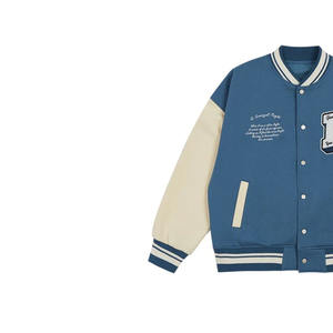 Chaquetas Varsity de Piel de Oveja Antibacterianas de Primera Calidad para Hombre y Mujer, Nuevo Estilo con Cuello Alto, Todas las Tallas y Colores, Lana de Baja Densidad - Product Image 3