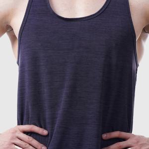 Venta al por mayor de alta calidad 100% poliéster hombres gimnasio camisetas sin mangas Casual Fitness culturismo chaleco logotipo personalizado tamaño Color hombres camisetas sin mangas - Product Image 5