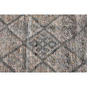 Alfombra Turca Vintage, Alfombra de Pasillo de 1.9x11.5 pies, Alfombra de Lana Marroquí Gris Marrón - Product Image 5