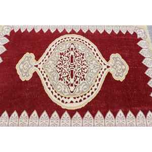 Tapis turc vintage 4,6x6,4 pieds, tapis en laine rouge - Product Image 4