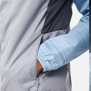 Survêtement coupe-vent deux pièces personnalisé pour hommes Streetwear Réfléchissant Zip Nylon Imprimé de grande taille Veste coupe-vent courte - Product Image 6