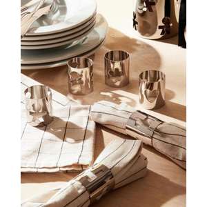 Servilleteros de Acero Inoxidable con Forma Redonda para una Experiencia Gastronómica de Lujo en Casa o en Restaurantes - Product Image 1