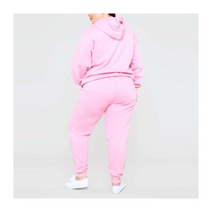 Ensemble de survêtement pour femme en molleton décontracté confortable élégant moderne Survêtement sportif régulier Vêtements de sport pour la salle de sport Automne Survêtement pour femme - Product Image 2