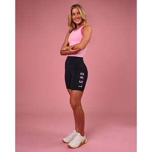 <b>Women's</b> Breathable <b>Knit</b> <b>Tank</b> <b>Top</b>-Casual Long Length One Size Custom Logo-Pink Rose Ultra Pink - Product Image 5