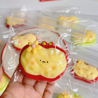 Jouet sensoriel anti-stress Kawaii en forme de biscuits à récupération lente, en TPR, pour enfants