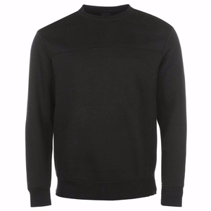 Sudadera con capucha delgada de alta calidad para hombre, Jersey de algodón negro, sudadera de lana, impresión personalizada, logotipo bordado para invierno Premium - Product Image 1