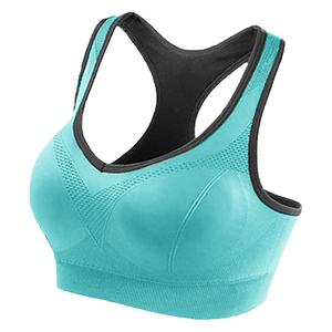 Sujetador Deportivo de Yoga para Mujer, Simple, Sólido, de Alta Sujeción, con Logotipo Frontal, Secado Rápido y Tejido Transpirable Ecológico - Product Image 1