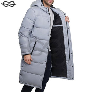 Chaqueta Parka Extra larga con capucha de tela ártica, abrigo de invierno impermeable para hombres y mujeres, aislado para frío extremo con estilo - Product Image 3