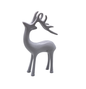 Vajilla de aluminio de diseño clásico Rein Deer negro con texto dorado para Navidad decorativo Reno Mesa decoración del hogar - Product Image 5