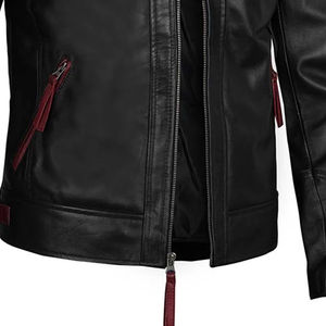 Ropa de hombre 2024 chaquetas de moda de cuero para hombre bolsillos manga larga prendas de vestir chaqueta de moda de cuero ancho para hombre - Product Image 6