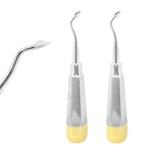 Elevadores de raíz izquierda Bernard Elevadores de raíz de acero inoxidable de alta calidad alemanes Elevadores de extracción dental Fabricante Pakistán - Product Image 1