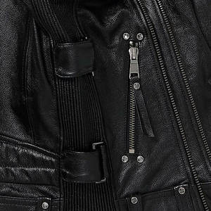 Último diseño Chaleco de cuero al aire libre ropa casual transpirable de alta calidad Chaleco de cuero de estilo personalizado para los hombres - Product Image 6