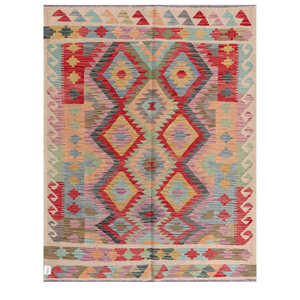 Maimana Afghanistan Kilim <b>Rug</b> 198 X 150 cm Area <b>Rug</b> <b>Set</b> - Product Image 1