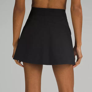 Jupe de tennis de haute qualité personnalisée, à séchage rapide, taille haute, vêtements de tennis pour femmes, ensemble de jupes de course à pied, de fitness et d'entraînement - Product Image 2