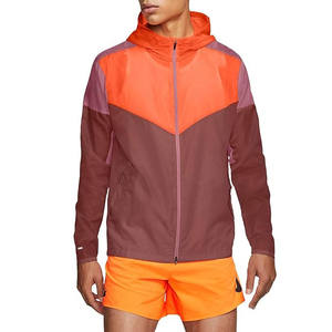 New All Season Fashion Windbreaker <b>Jacket</b> Long Sleeved Custom Printing Hooded Zipper for <b>Men</b> - Product Image 1