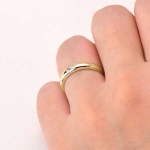 925 Sterling <b>Silver</b> Real Oval Cut Moissanite Bezel Setting Wide Chunky <b>Wedding</b> Band Signet Dome Engagement <b>Ring</b> Gift <b>Women</b> Party - Product Image 2