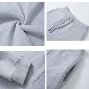 Haute qualité 330GSM polaire personnalisé propre Logo pantalons longs automne et hiver décontracté polaire pantalons de survêtement hommes pantalons de survêtement - Product Image 3