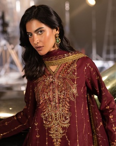 Vestido Formal de Trabajo para Mujer, Moderno, de Excelente Calidad, Último Modelo 2025-2026, Salwar Kameez de Algodón para Fiesta 01071 - Product Image 1