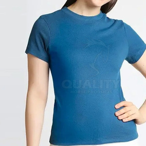 เสื้อยืดผู้หญิงลำลองสำหรับฤดูร้อนที่เป็นมิตรกับสิ่งแวดล้อม - เนื้อผ้าน้ำหนักเบา นุ่ม ระบายอากาศได้ดี แห้งเร็ว ผ้าฝ้าย 100% - Product Image 4