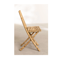 Chaise pliante en bambou de haute qualité pliable et élégante pour salle à manger meubles de maison hôtel ou restaurant fabriqué au Vietnam