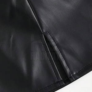 Fabrication pakistanaise, jupes en cuir véritable pour femmes, tissu doux et respirant, parfait pour les occasions formelles - Product Image 5