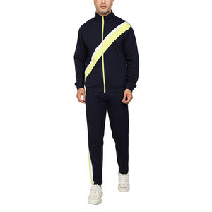 Vente de gros Survêtement de jogging de qualité supérieure pour l'hiver à motif uni sur mesure pour hommes - Product Image 1