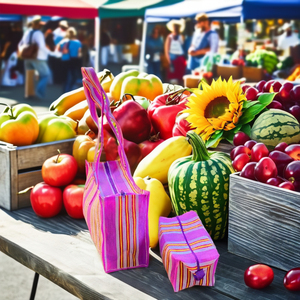 Bolsas de compras de nylon con bolsa Plástico de polipropileno reciclado sostenible Hecho India-Opciones a granel Bolsas ecológicas - Product Image 3