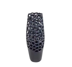 Vase de sol en métal pour entrée de bureau avec nouveau design Vase à fleurs en céramique décoratif pour la maison et le jardin Vases bon marché - Product Image 6