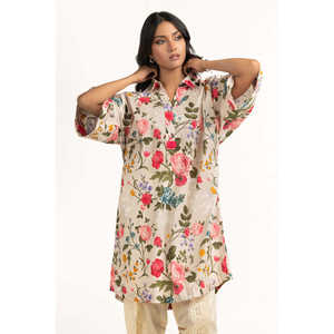 Camisa Informal con Estampado Floral IPS-77129, Tela Popelina para la Temporada Primavera/Verano - Product Image 2