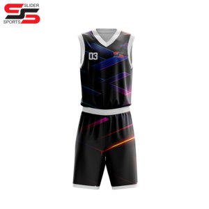 Uniforme de basket-ball à sublimation personnalisée unisexe Style sportif à la mode avec ensembles imprimés personnalisés avec conception de logo - Product Image 5