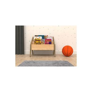 Estantería moderna de 3 estantes MILLE MONTESSORI, librería educativa de madera y MDF para habitación de niños, fabricante turco - Product Image 5